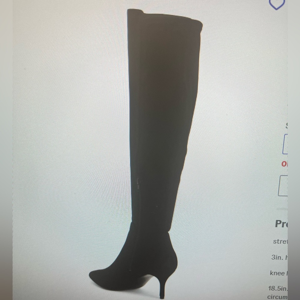 Worn once Charles by Charles Atypical stretch high shaft boots 6.5